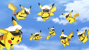Pikachu terbang
